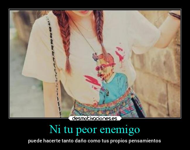 carteles enemigo arte enfados enemigo dolor alicea desmotivaciones