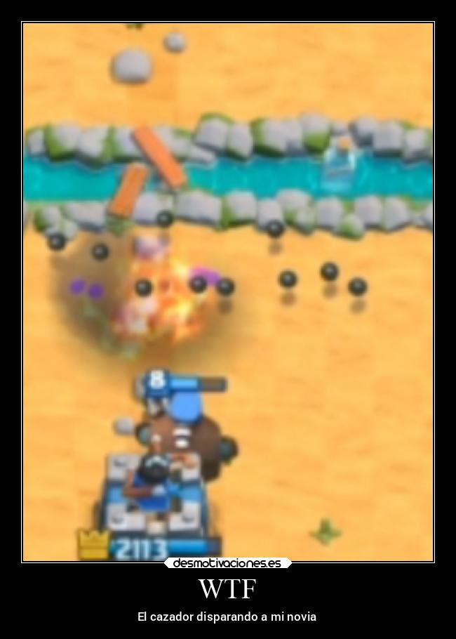 WTF - El cazador disparando a mi novia