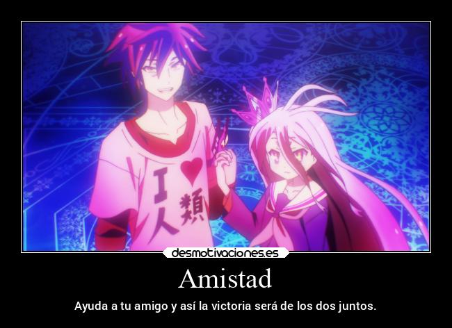 Amistad - Ayuda a tu amigo y así la victoria será de los dos juntos.