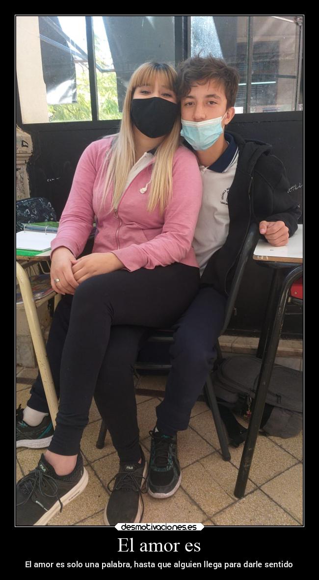 El amor es - El amor es solo una palabra, hasta que alguien llega para darle sentido