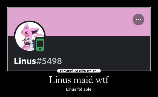 Linus maid wtf -