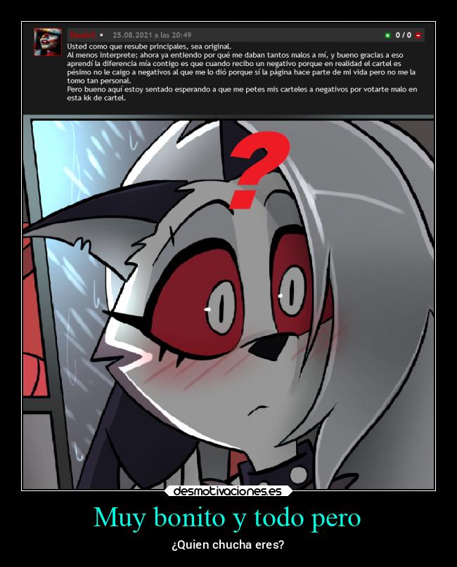 Muy bonito y todo pero -