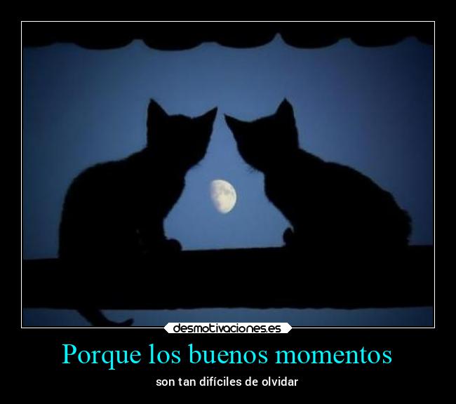 Porque los buenos momentos - 