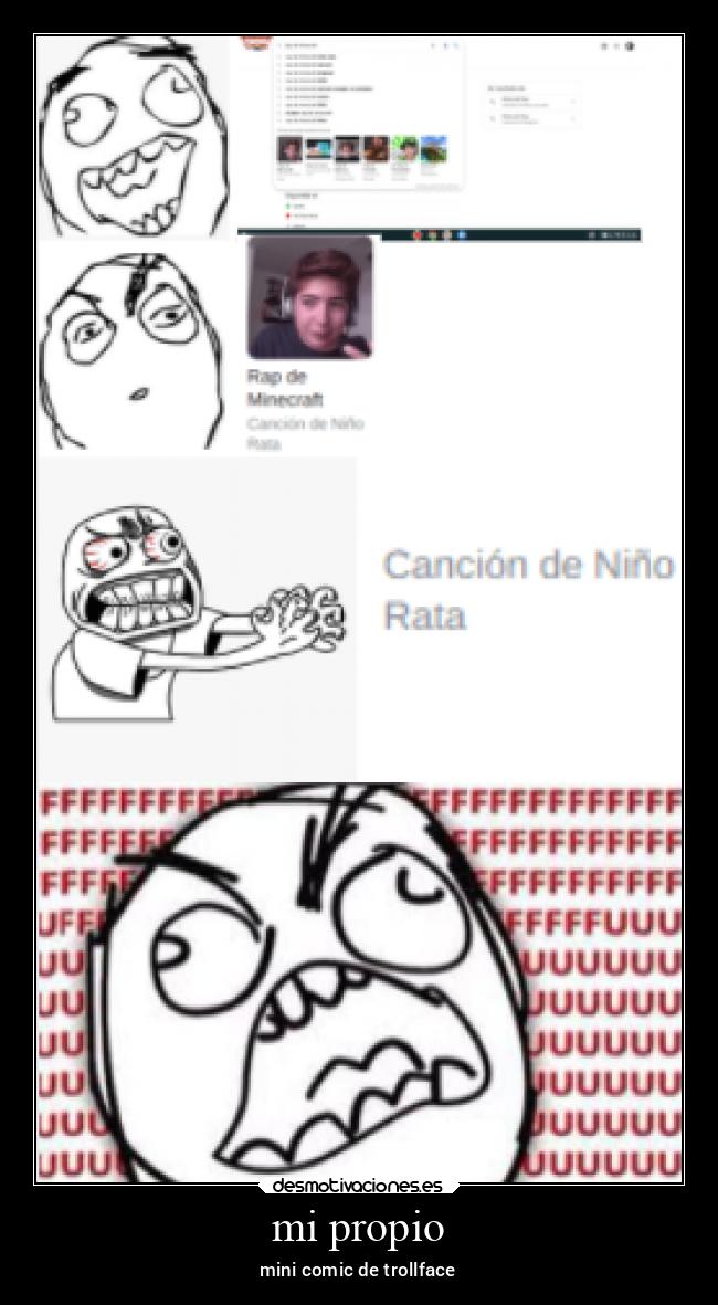 mi propio - mini comic de trollface