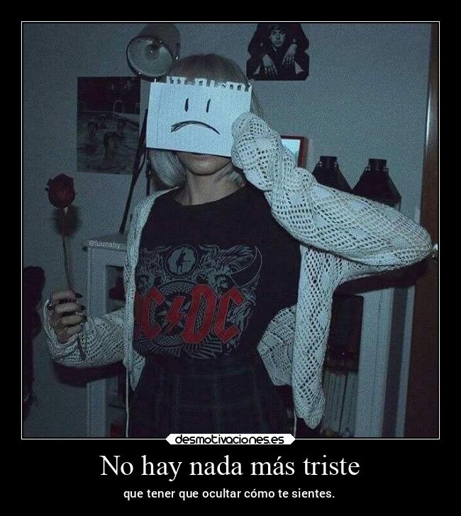 No hay nada más triste -