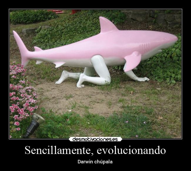 Sencillamente, evolucionando - Darwin chúpala