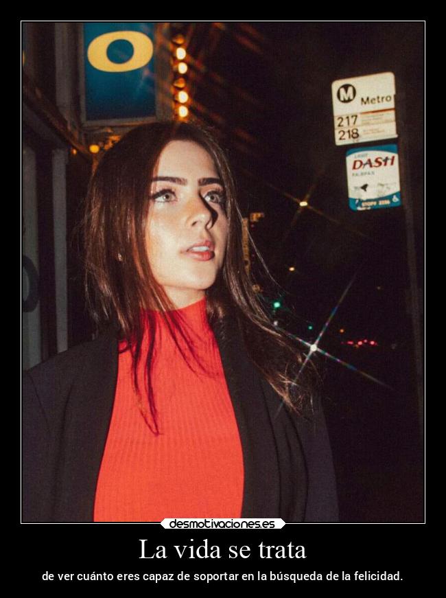 La vida se trata -