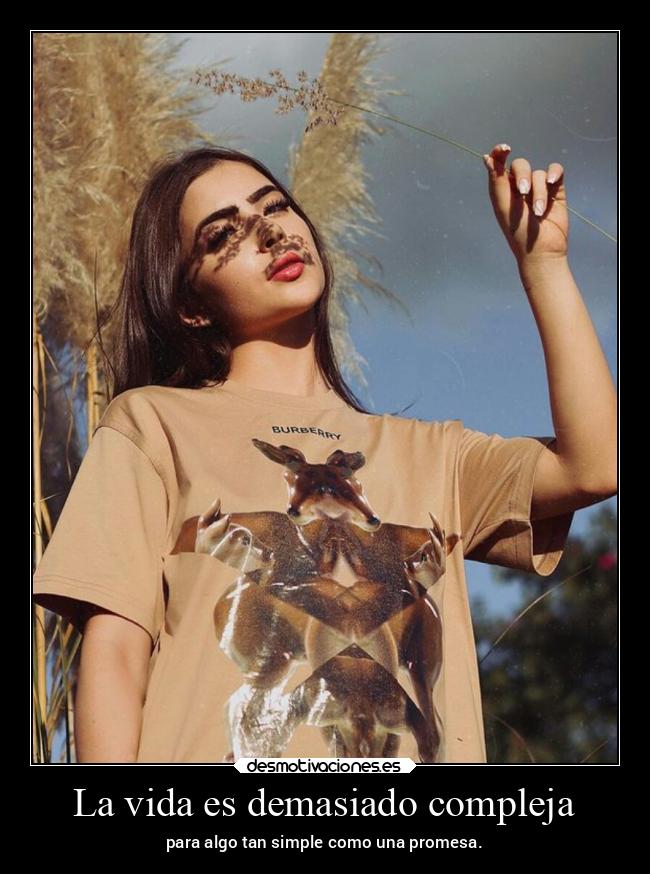 La vida es demasiado compleja - 