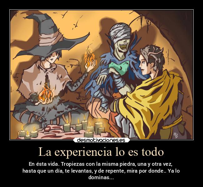 carteles alegria darksouls3 vivadarksouls bruja karla cornyxelpiromantico maestros sabios desmotivaciones