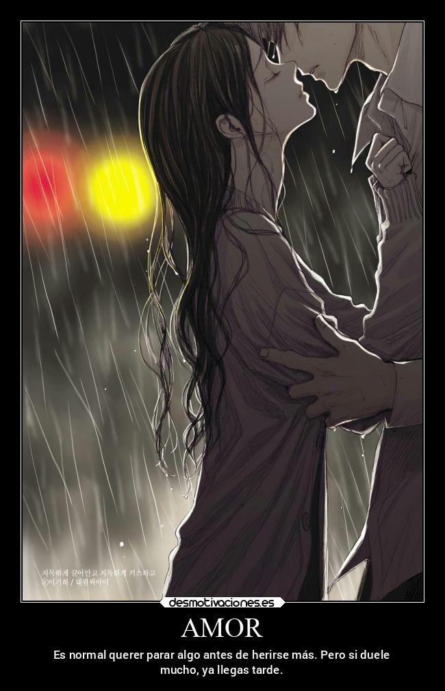 carteles amor anime sentimientos desmotivaciones