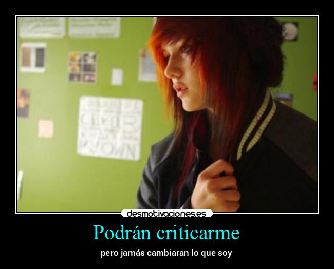 Podrán criticarme - 