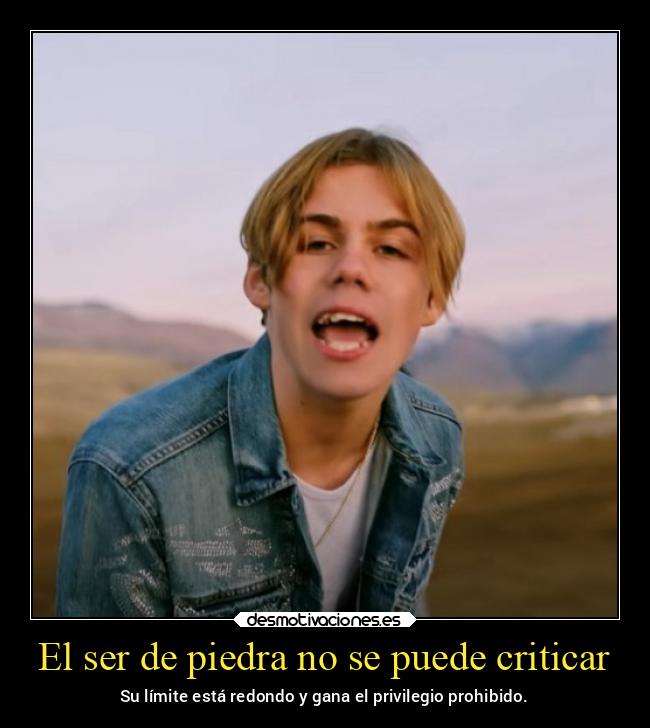 El ser de piedra no se puede criticar - 