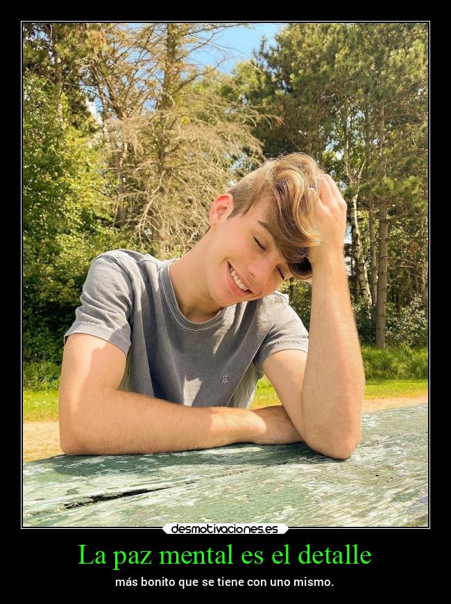 La paz mental es el detalle - 