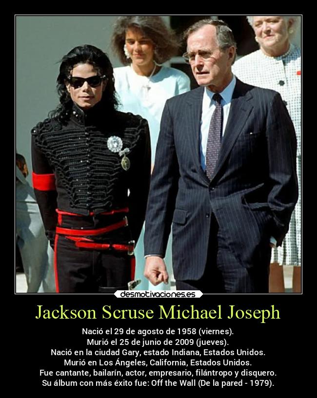 carteles historia jackson scruse michael joseph musico desmotivaciones