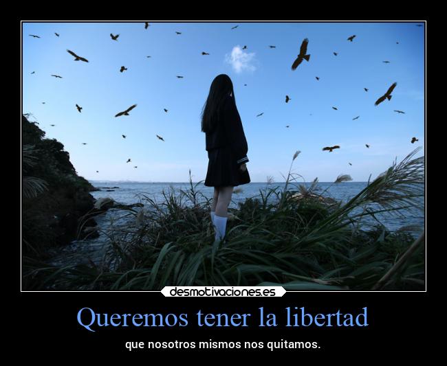 carteles libertad desmotivaciones libertad vida llll iamshameless desmotivaciones