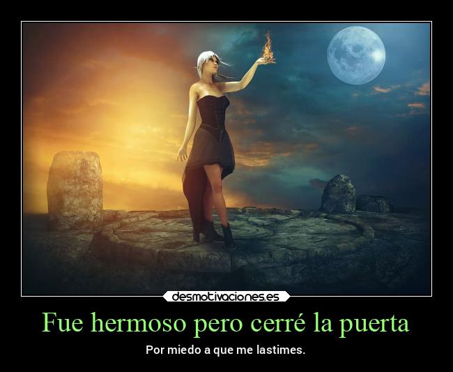 carteles miedo piedras luna muchacha paisaje desmotivaciones