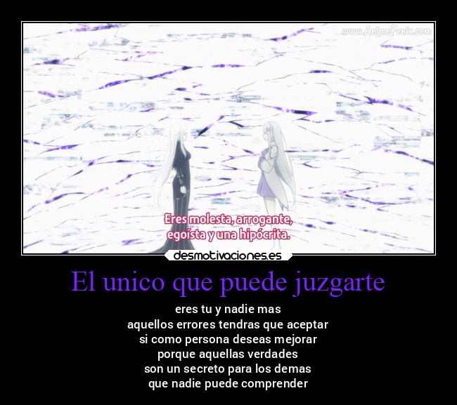 carteles pensamientos mejorar juzgar persona desmotivaciones