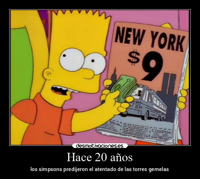 Hace 20 años - los simpsons predijeron el atentado de las torres gemelas