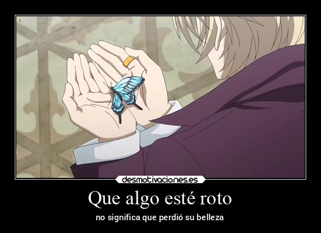 carteles alma anime mariposa alois desmotivaciones