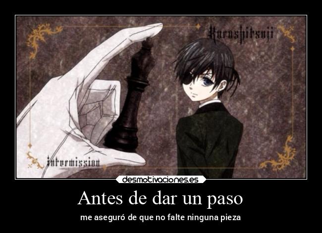 carteles anime desafios ingenio ajedrez ciel desmotivaciones