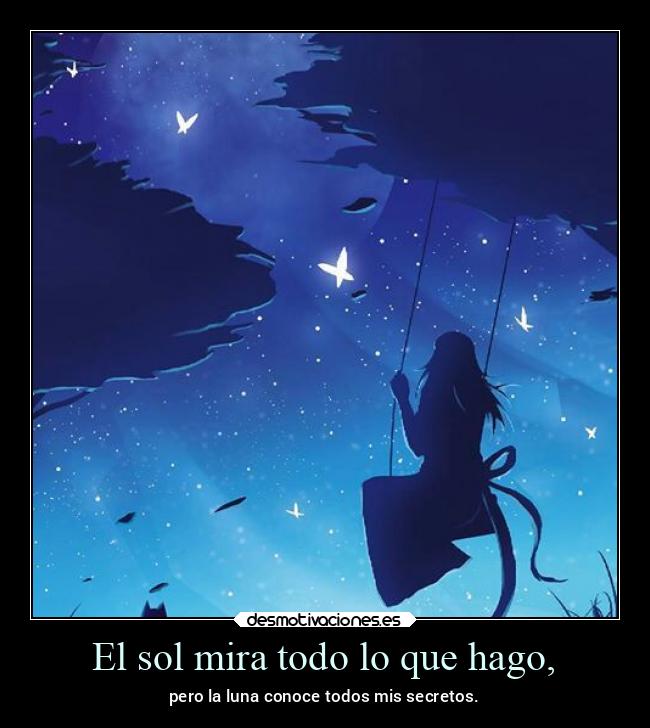 carteles anime luna sol secretosdelsilencio desmotivaciones