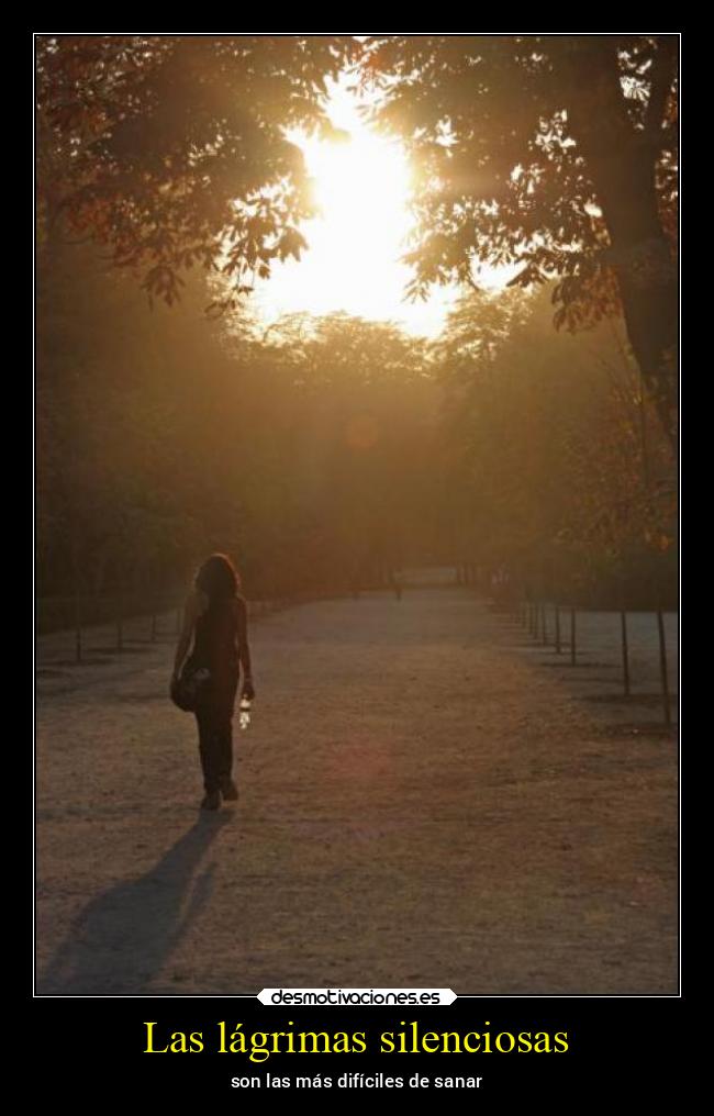 Las lágrimas silenciosas -