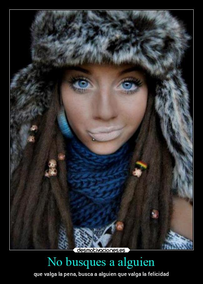 No busques a alguien - 