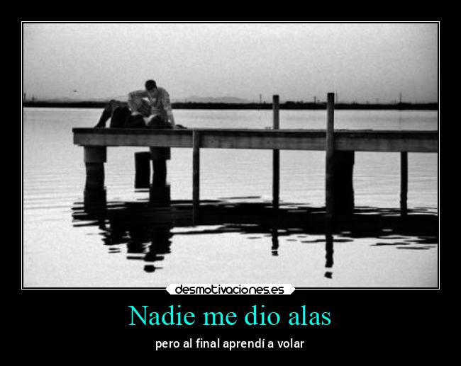 Nadie me dio alas -