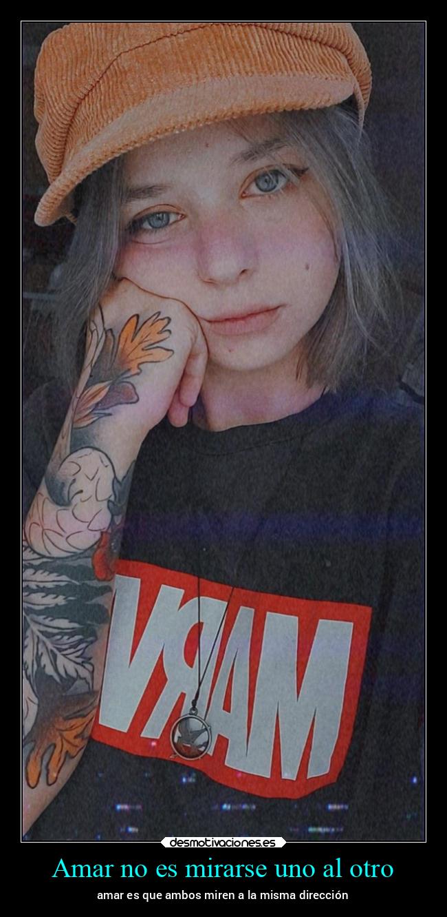 Amar no es mirarse uno al otro -
