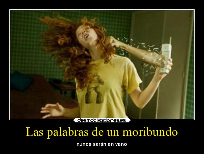 Las palabras de un moribundo - 