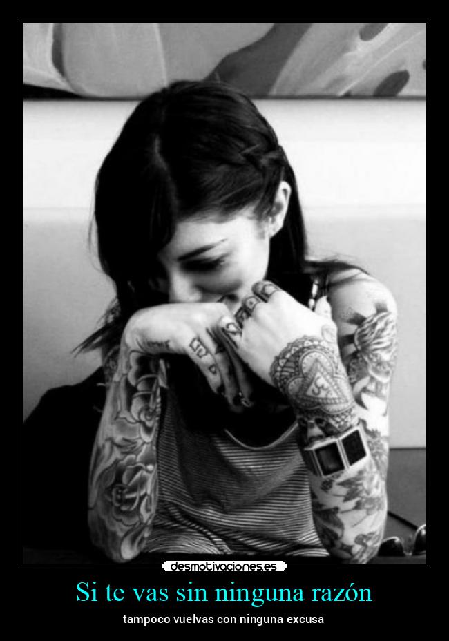 Si te vas sin ninguna razón - 