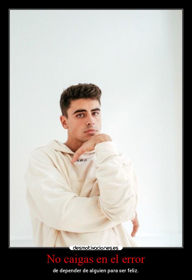 No caigas en el error - 