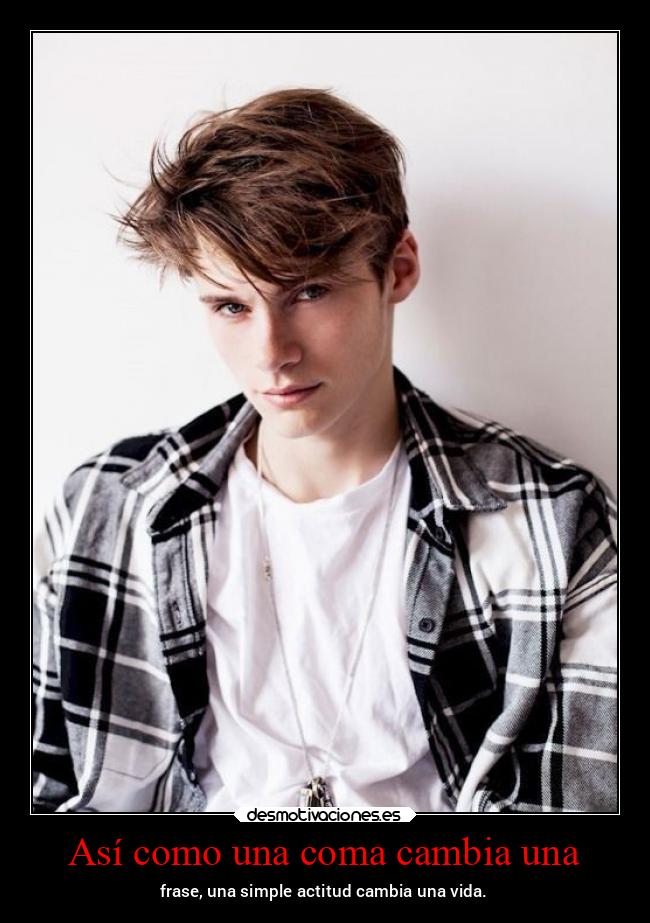 Así como una coma cambia una - 