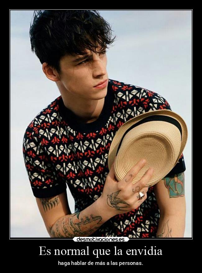 Es normal que la envidia -