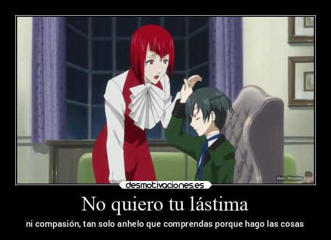 carteles familia alma deseos anime ciel madam red desmotivaciones