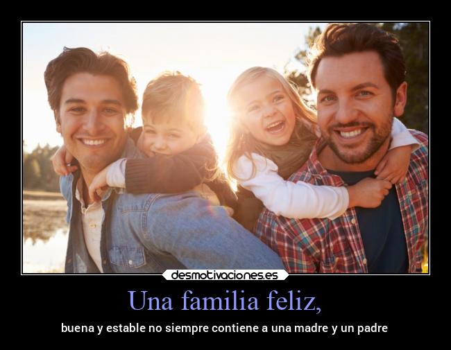 Una familia feliz, -