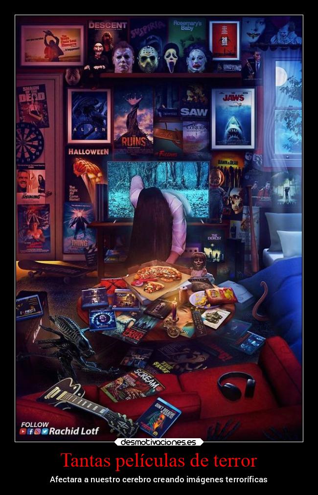 Tantas películas de terror -