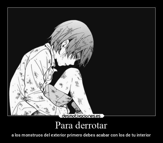 carteles tristeza anime frustracion ciel desmotivaciones