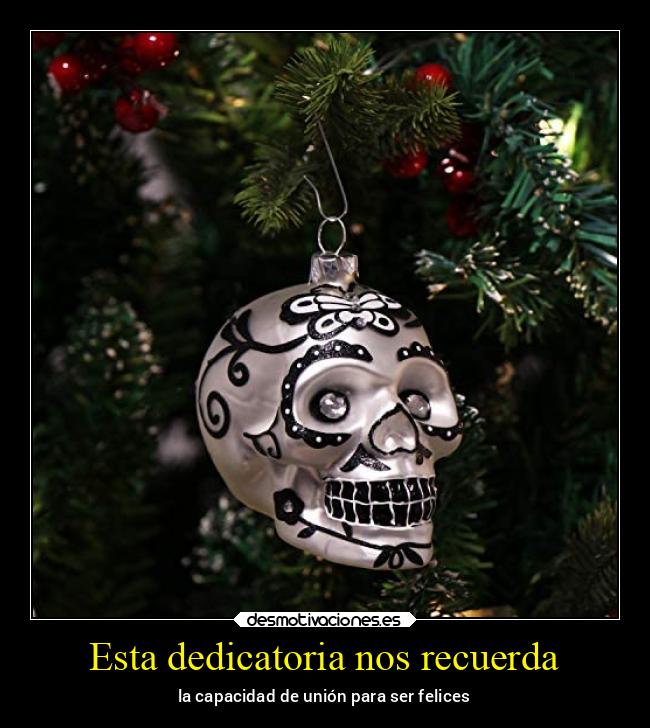 Esta dedicatoria nos recuerda - 