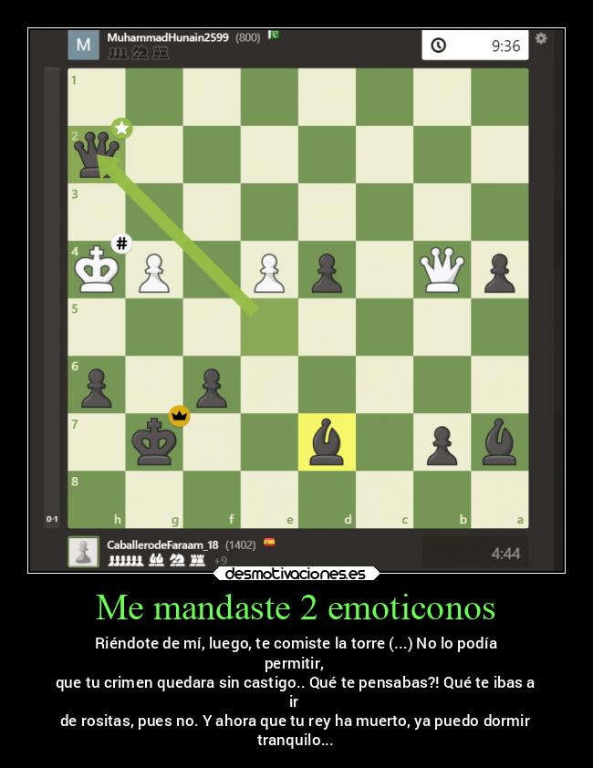 Me mandaste 2 emoticonos - 