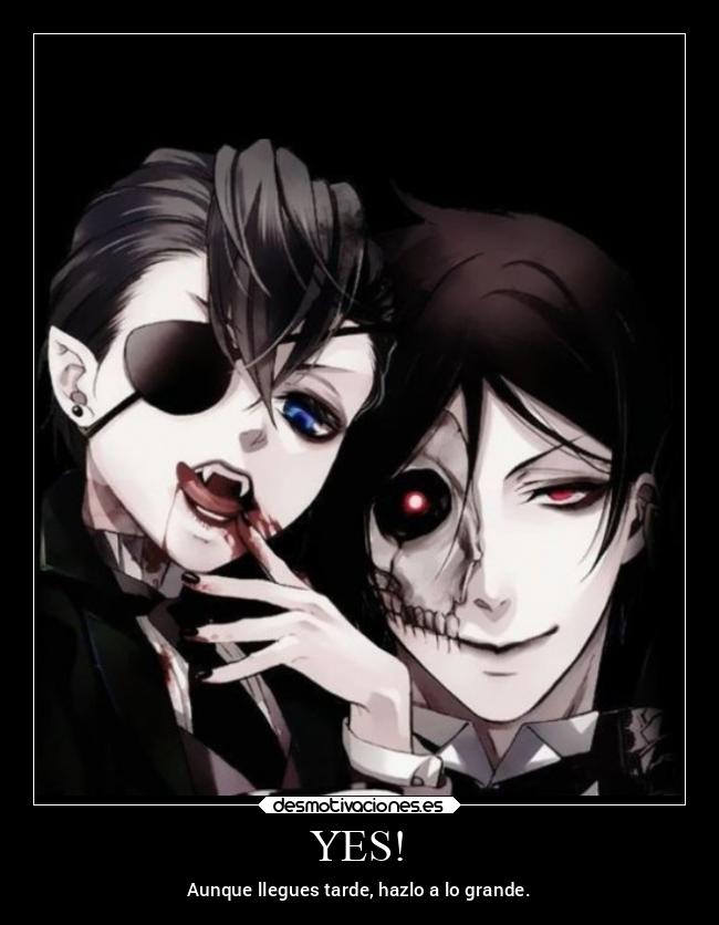 carteles anime caracter terror vampiro tarde desmotivaciones