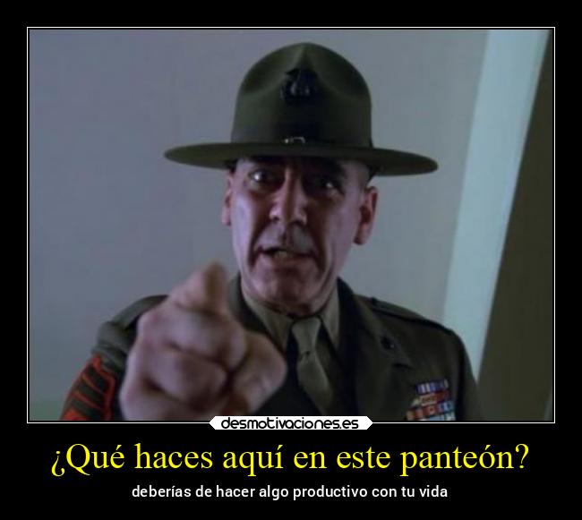 ¿Qué haces aquí en este panteón? - 