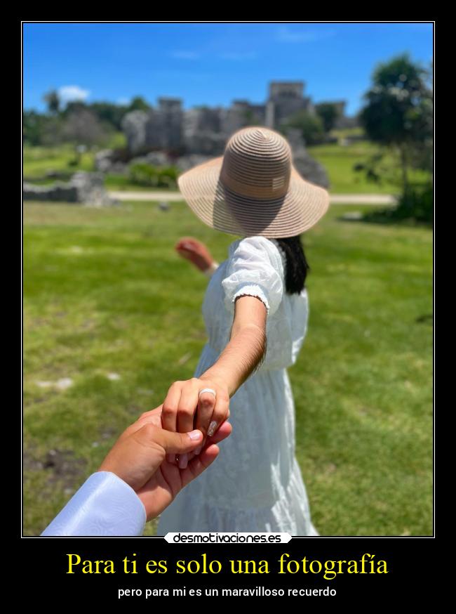Para ti es solo una fotografía - 