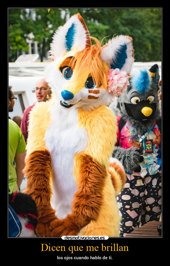 Dicen que me brillan - los ojos cuando hablo de ti.