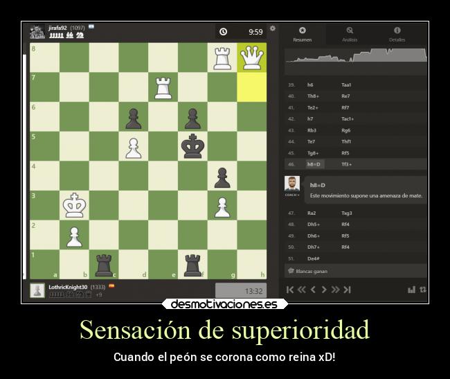 Sensación de superioridad -