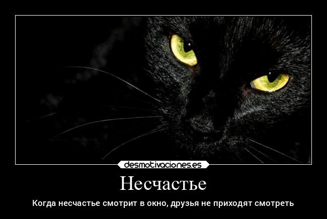 Несчастье - Когда несчастье смотрит в окно, друзья не приходят смотреть