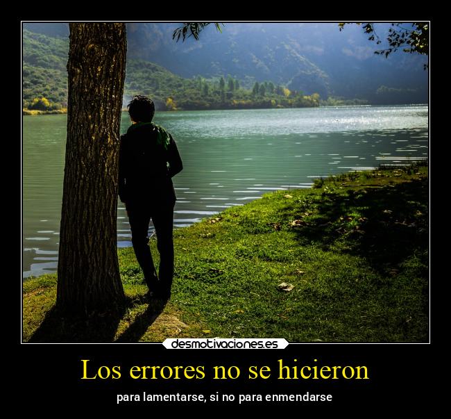 Los errores no se hicieron - 