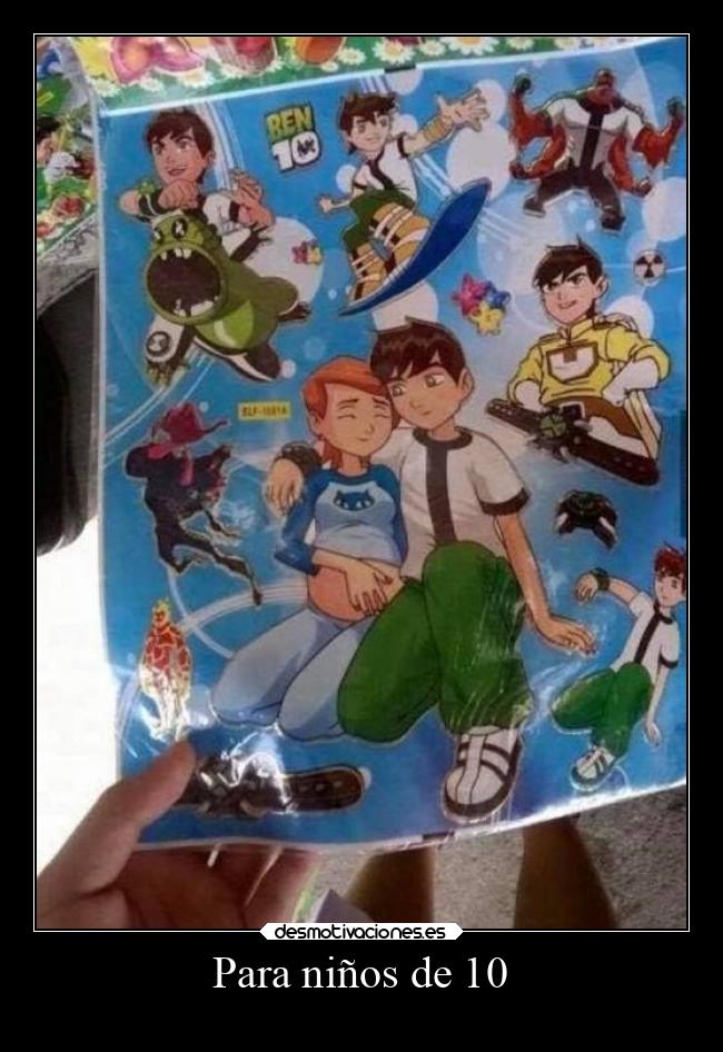 Para niños de 10 - 