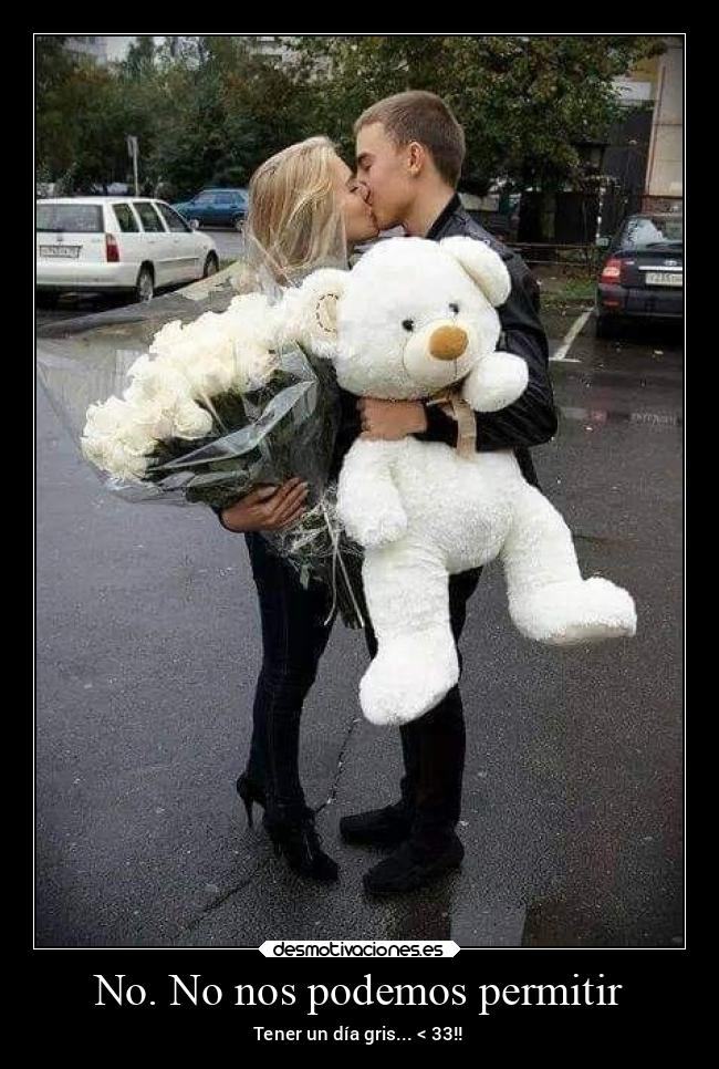 No. No nos podemos permitir - 