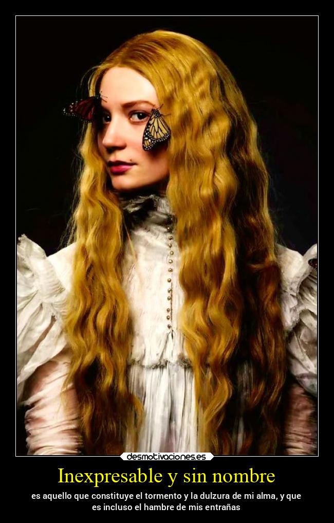 Inexpresable y sin nombre - 